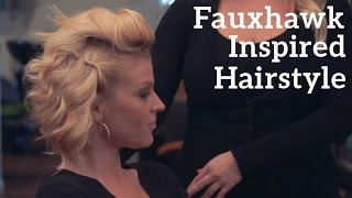 Fauxhawk Inspired Hairstyle