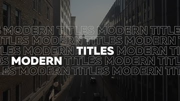 Modern Business Titles (After Effects Template) @aetemplates