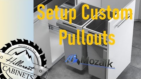 Custom Pullouts Setup (Insert Library) - Mozaik Software Tutorials