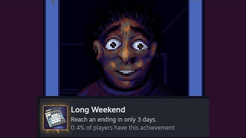 Look Outside - Speedrun Achievement with No Meals, Sleep, or Friends