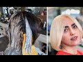 Color Hair Dye Tutorial: How to Go From Black to Blonde Hair