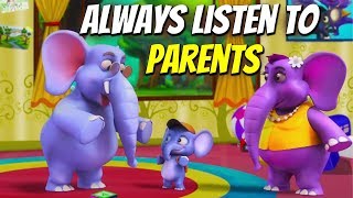 Always Listen To Parents | Moral Stories By Granny Ep02 | Woka Season 2