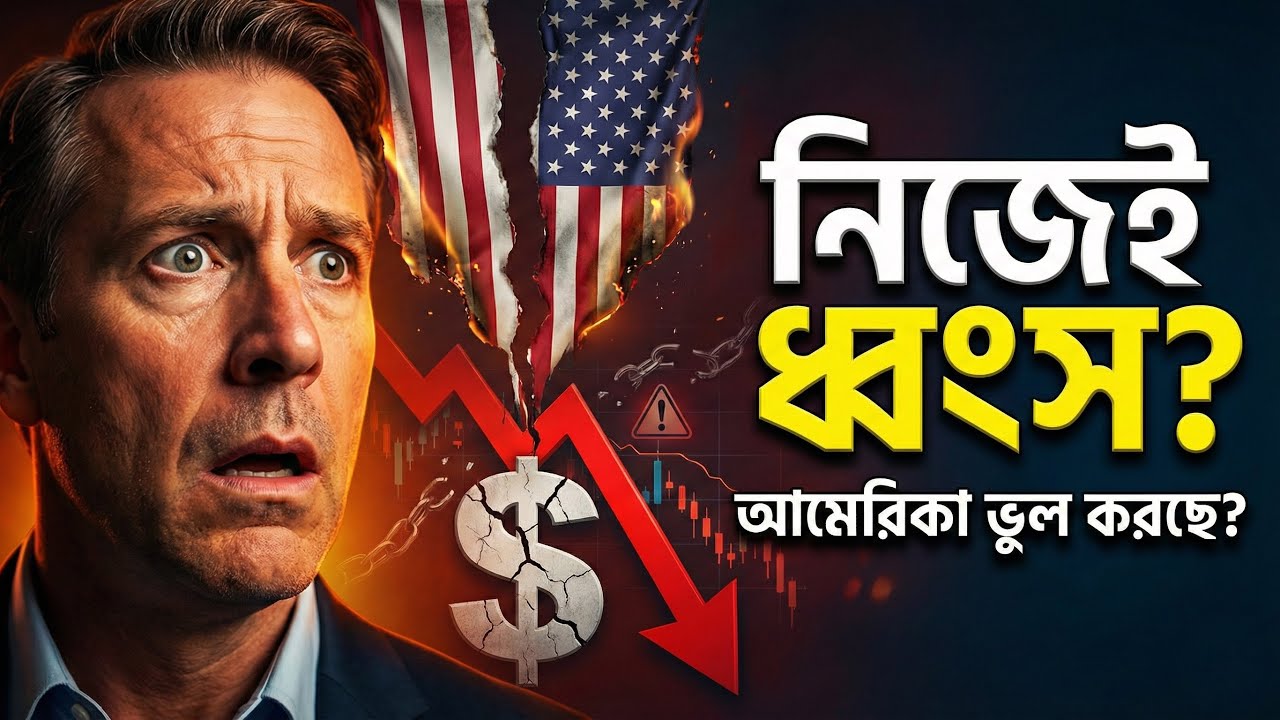 আমেরিকা কি নিজের ধ্বংস নিজেই ডেকে আনছে? 🇺🇸📉 | America's Economic Suicide Explained