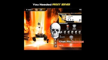 PROXY SERVER ⬆️☠️ #proxy #freefire #shortsfeed #settings