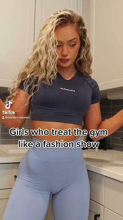 Viral tiktok trend Kim kardashion guilty* treating the gym like a fashion show #shorts new ALPHALETE