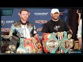 Canelo Post Fight Press Conference: Reaction To Beating Caleb Plant And Becoming Undisputed