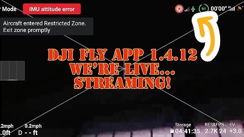 How To Live Stream With DJI Fly App 1.4.12