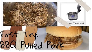 First Try: BEST Pulled Pork Sandwich Recipe// Atlanta Styled Pulled pork in pressure cooker