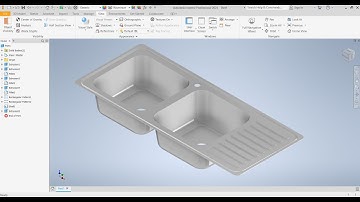 Thiết kế Bồn Rửa Bát bằng Inventor || Sink Kitchen by Sheet metal in Inventor