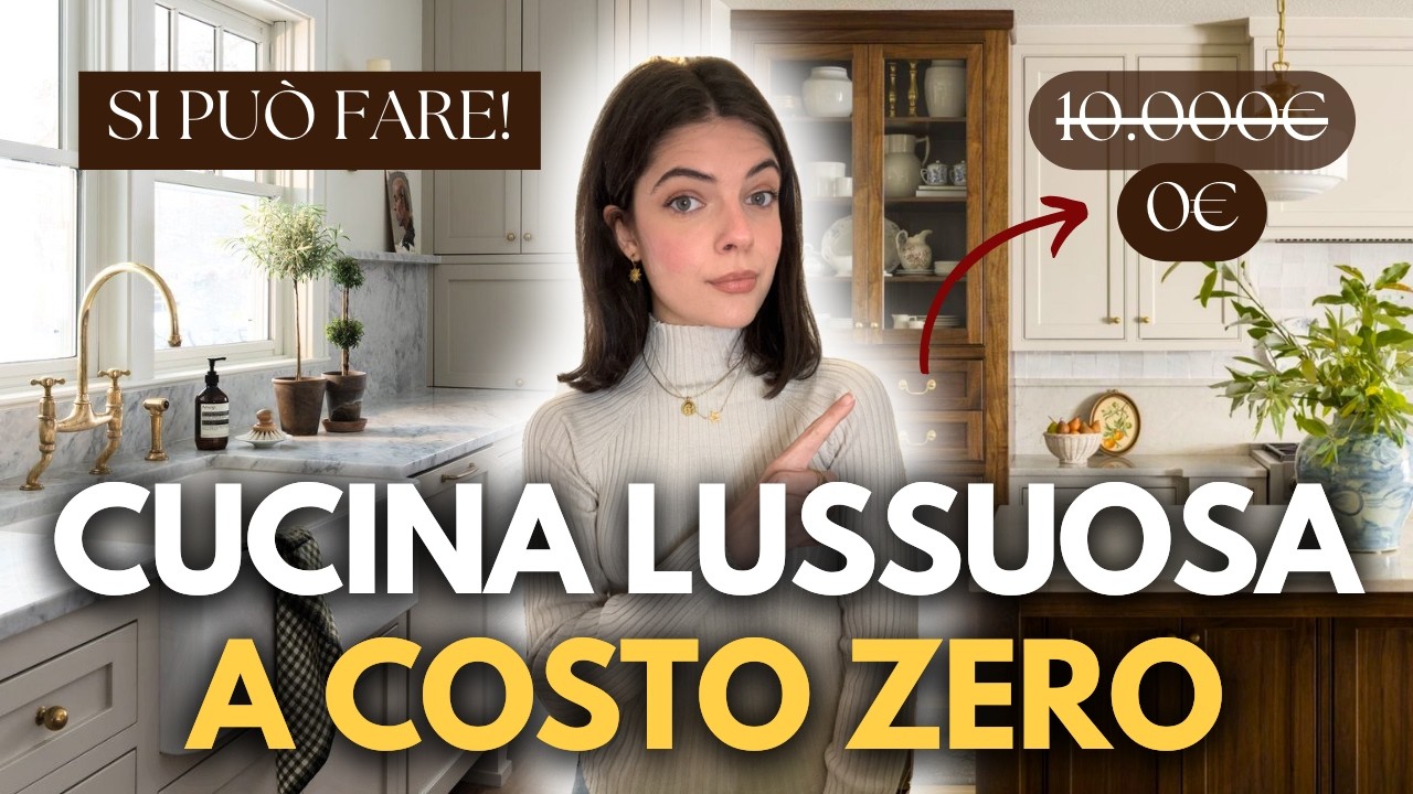 🌟 SEGRETI per una CUCINA LUSSUOSA a COSTO ZERO! *no ristrutturazioni* *renter friendly*