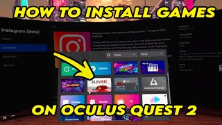 Oculus Quest 2 : How to Download & Install Games & Apps screenshot 4