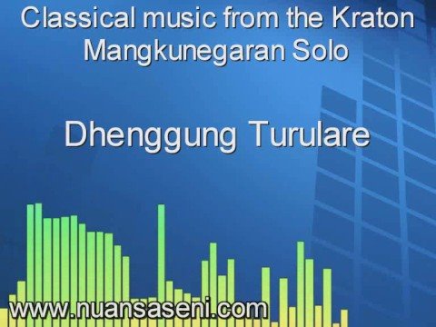 10 minutes of classic gamelan music from the Kraton of Solo, Central Java. Listen to a part of Dhenggung Turulare Royal court Gamelan. The sound of the gongs will carry you to a state of relaxation.