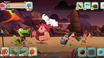 Dino Bash all levels max #46 gameplay walkthrough part 43