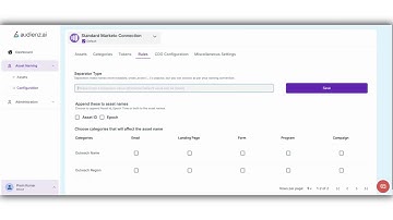 How to Configure Rules in the Asset Naming Assistant | Audienz + Marketo Tutorial