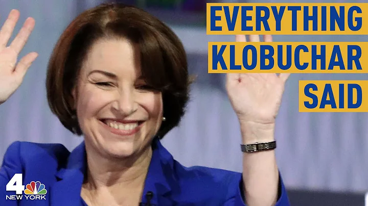 Everything Amy Kobluchar Said During the Democrati...