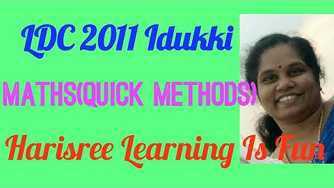 LDC 2011 Idukki Part 1//75/2011