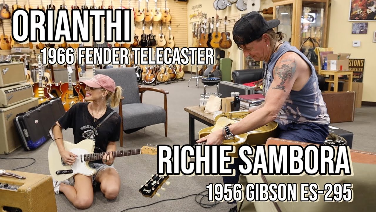 Richie Sambora & Orianthi | 1966 Fender Telecaster & 1956 Gibson ES-295 at Norman's Rare Guitars
