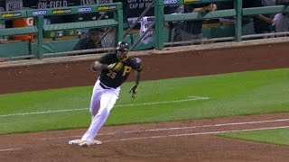 ARI@PIT: Polanco doubles in two runs to pad lead