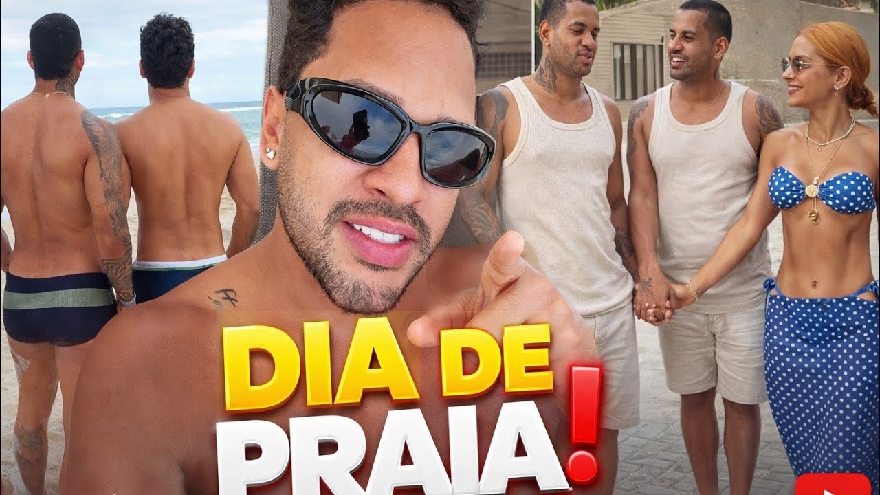 DIA DE PRAIA COM LUCAS GUIMARÃES! 🌊 E amigos Olha o que aconteceu 