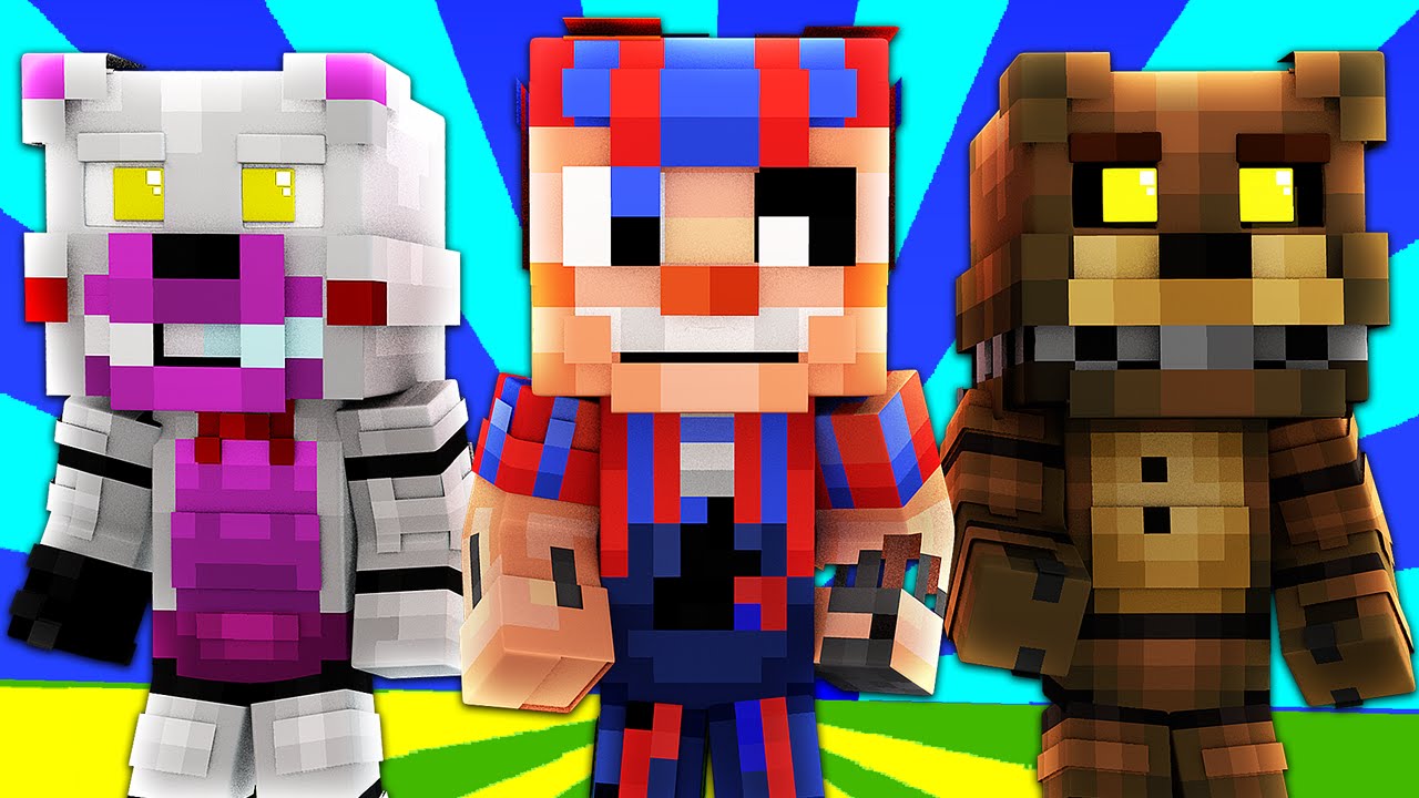unspeakablegaming fortnite FNAF World - WITHERED BALLOON BOY! (Minecraft Roleplay) Night 46