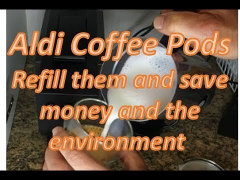 Aldi Coffee Pods Refilling And Price Comparison Youtube