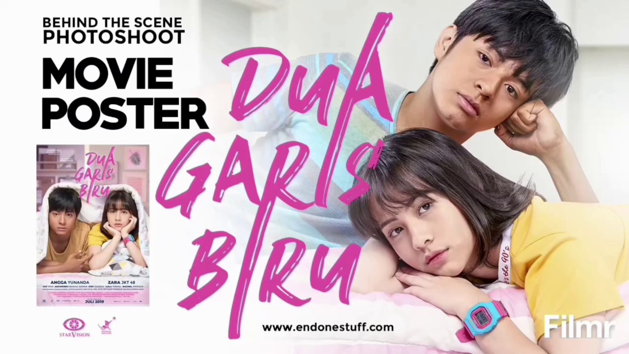 BTS photoshoot poster  film Dua  Garis  Biru  photoposter 