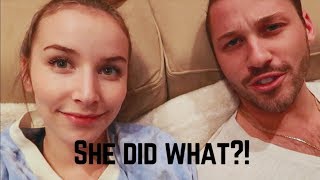 FINDING OUT ABOUT MY WIFES PAST (ft. a Christmas fort)