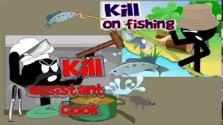 #stickman #animation #kills || stickman bloody chef || stickman mentalist kill fisherman || screenshot 1