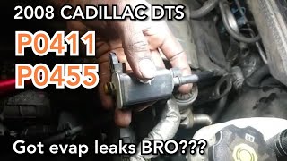 Cadillac DTS p0411/p0455 fix