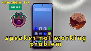 How to Fix Oppo Reno 14f speaker not working problem