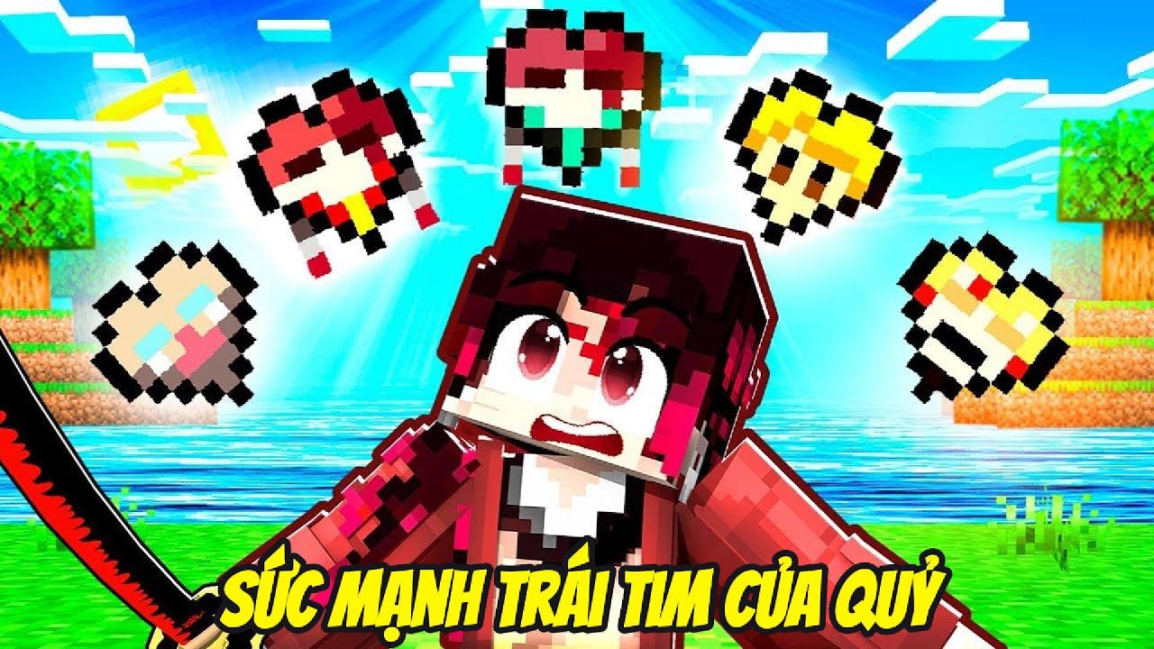 MINECRAFT DEMON SLAYER NHƯNG KHI TIÊU DIỆT BOSS SẼ RƠI RA TRÁI TIM SỨC MẠNH
