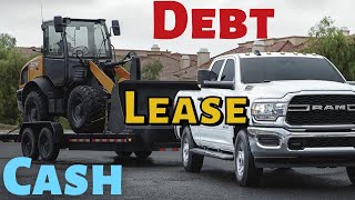 WORK TRUCKS: Lease vs Pay Cash vs Loan (the truth!)