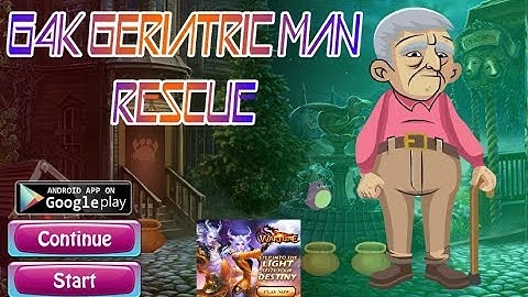 G4K Geriatric Man Rescue Walkthrough [Games4King]