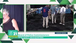 Detroit Police Commissioners Meeting - July 23, 2026