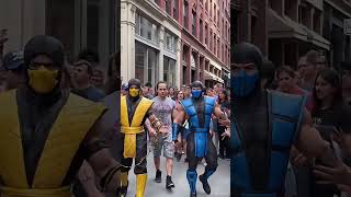 #mortalkombat #chicago #gamer #bodyguards #subzero #scorpion #arcade #celebrity #muscle #mk #90s