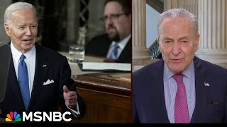 Sen. Schumer: Biden showed America was strong, and he is strong