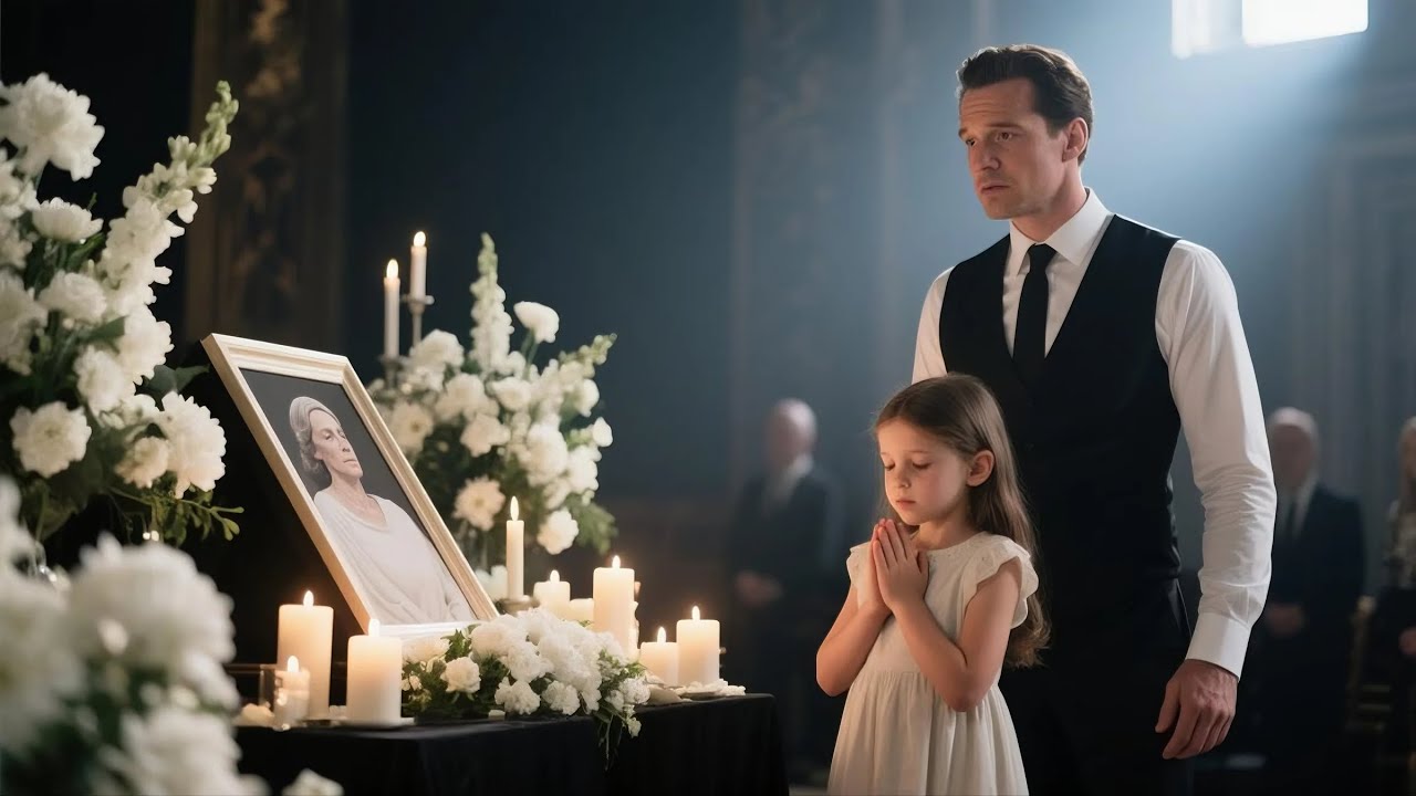 Young billionaire sees girl praying at his mom’s funeral—when he learns who sent her, he’s stunn