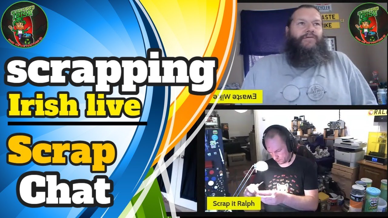 scrapping irish scrap chat live and maybe some micro scrapping YouTube