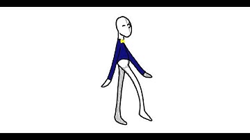 Rubber Hose Walk Cycle Animation