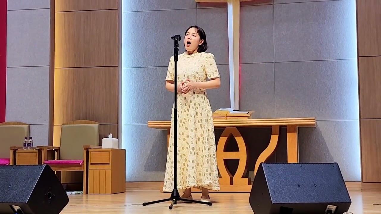 진천중앙교회 가을음악회  소프라노 이해원(O Mio Babbino Caro)