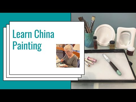 Premium China Painters Supplies Box Get Started Painting Porcelain