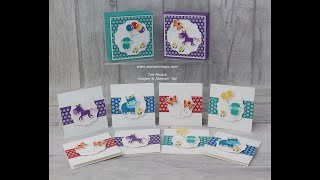 Hippo Happiness - 3 Cards and Boxes