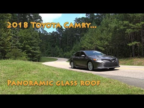 2018 Camry (Part 7) How to Use the Panoramic Glass Roof - YouTube