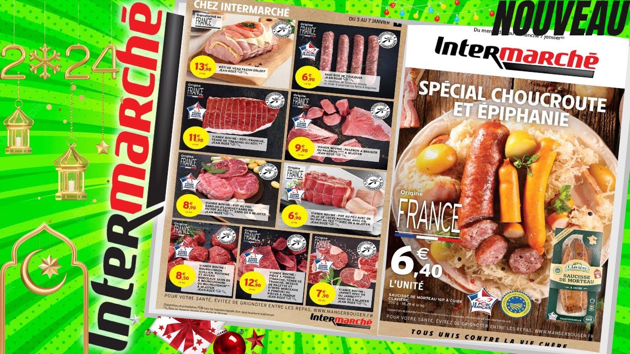 catalogue INTERMARCHÉ du 3 au 7 janvier 2024 SPÉCIAL CHOUCROUTE ET