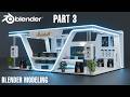 Blender Modeling Tutorial - Exhibition Stall Texturing &amp; Lighting (Part 3)