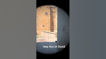 Awp Ace on dust2 #cs2 #awp #cs2ace