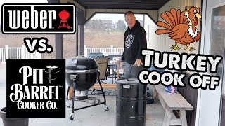 How to COOK the BEST TURKEY! [WEBER Summit Kamado E6 vs. Pit Barrel] by Woodward Acres 3,376 views 1 year ago 17 minutes