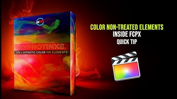 Fast Color Enhancement inside Final Cut Pro X for CINEPUNCH non-color treated VFX Elements