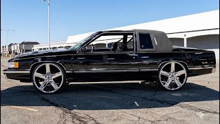 1993 Cadillac Coupe Deville on 24s