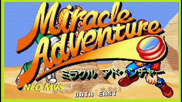 Miracle Adventure / SPINMASTER - Attract Demo -  NEOGEO MVS ARCADE - DATA EAST - 1080p60
